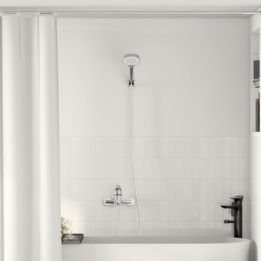 vidaXL Dusjhodesett Krom G 1/2 Tommer