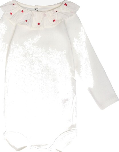 Petit Bateau Sf Bodies Acol Ml   Cream   74