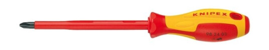 Knipex VDE Stjerneskruetrækker Ph 0 - 162 mm, 32 G Knipex VDE Stjerneskruetrækker Ph 0 - 162 mm, 32 G