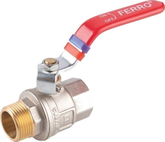 Ferro Kfp21 Kuleventil Vannventil Med Håndtak 3/4"" Nakr-Wkr, F-Power // Zkw-20-Wn-R-Fer-Power