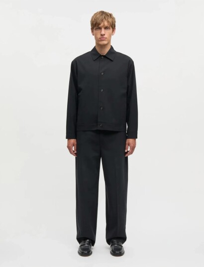 Mads Nørgaard Dense Weave Travis Jacket Black S