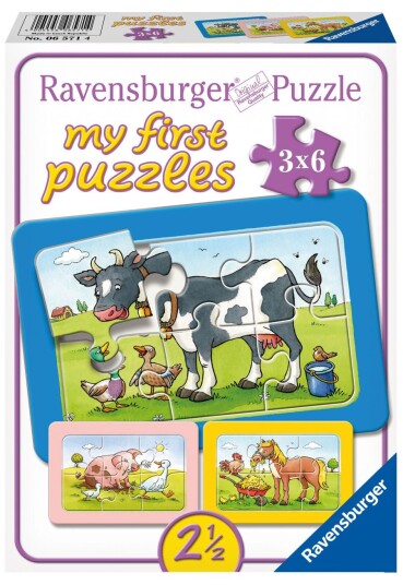 Ravensburger Good Animal Friends 3x6p Ravensburger Good Animal Friends 3x6p