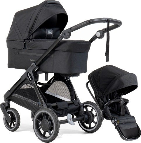 Barnevogn Komplett Emmaljunga Sento Max Ergo+ All Black