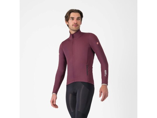 Castelli Alpha 150 sykkeljakke deep bordeaux/clay herre