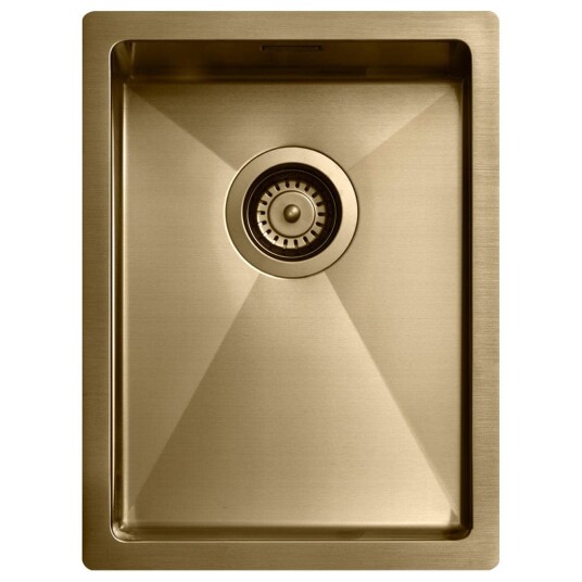Tapwell Ta3040 PVD Kjøkkenvask B37xd45cm Messing (TA-9422637)
