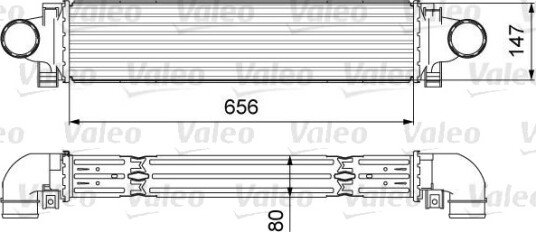 VALEO 818646 Intercooler