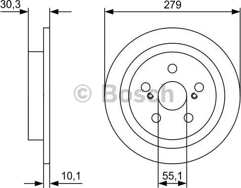 Bremseskive BOSCH 0 986 479 D35 Bremseskive BOSCH 0 986 479 D35