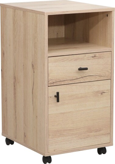 Skjenk HOME4YOU Lester 40x48x76 cm melamin lyst tre