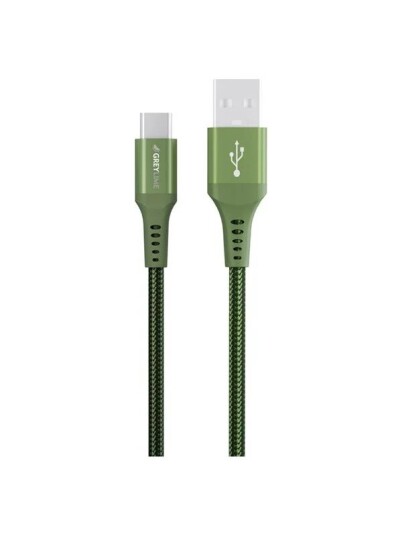GreyLime USB-A to USB-C 3m Green C21AC3M03
