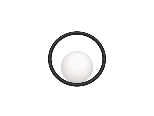 Swedish Ninja - Hula Hoop Vegglampe Ninja Black Swedish Ninja