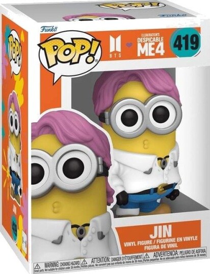Northix BTS x Despicable Me 4 Funko Pop! Vinylfigur Jin