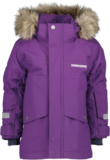 Didriksons Bjärven Kids Parka 3 Royal Purple 110 Didriksons Bjärven Kids Parka 3 Royal Purple 110