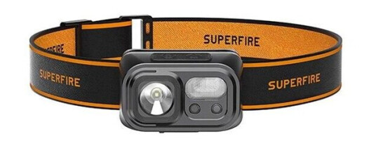 Superfire HL23-S headlamp flashlight 350lm USB-C Superfire HL23-S headlamp flashlight 350lm USB-C
