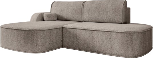 Cinrel Sovesofa med sjeselong 3 seter Grå
