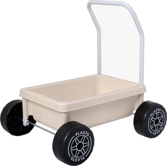 Plasto Gåvogn Beige