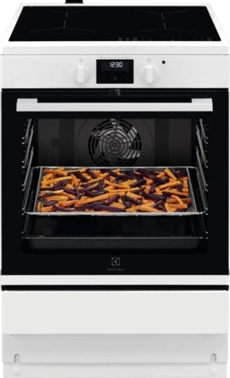 Electrolux 600-serien Induksjonskomfyr med Dampfunksjon Hvit LKI66440NW