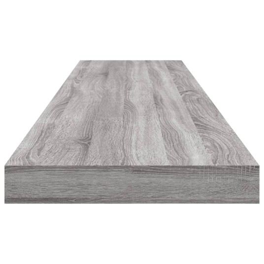 Vegghyller 4 stk grå sonoma 100x10x1,5 cm konstruert tre 8721012209565
