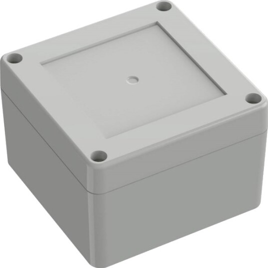 Tru Components TC 13865072 90 × 90 × 60 mm Polykarbonat Lysegrå