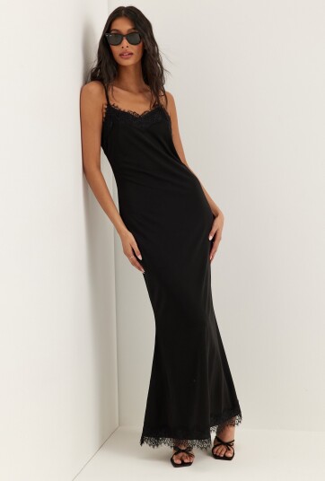 Bubbleroom Lace Strap Dress