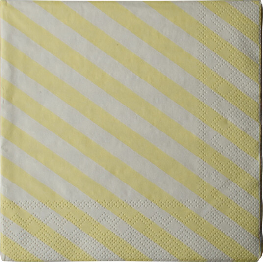 DBKD Stripe papirserviett 33x33 cm 20 pakn. Creme DBKD Stripe papirserviett 33x33 cm 20 pakn. Creme