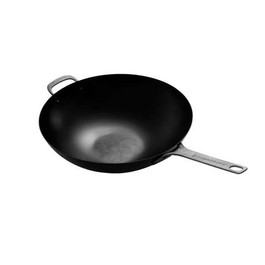Wok Karbon Steel Wokpanne i karbonstål Wok Karbon Steel Wokpanne i karbonstål