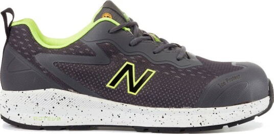 New Balance Logic vernesko, S1P, grå/grønn, str. 44 Grey/Lime New Balance Logic vernesko, S1P, grå/grønn, str. 44 Grey/Lime
