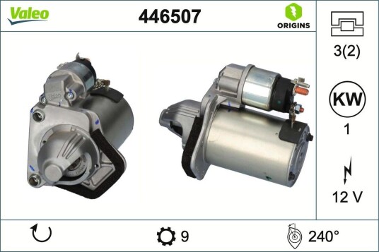 VALEO 446507 Starter VALEO 446507 Starter