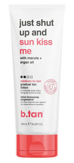 B.Tan Just Shut Up & Sunkiss Me Gradual Tan Lotion 236ml