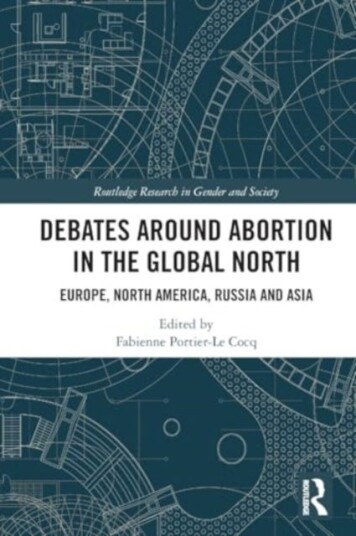 Debates Around Abortion in the Global North Europe, North America, Russia and Asia