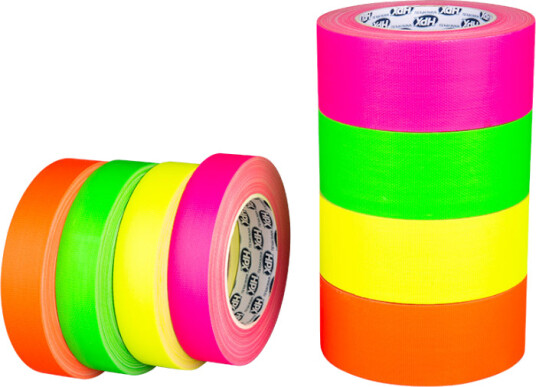 Fluorescerende Gaffateip 50mmx25m