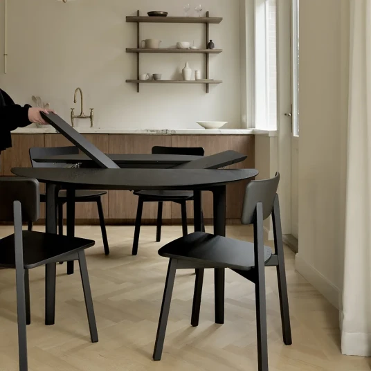 Ethnicraft Casale Spisestol Eik svart