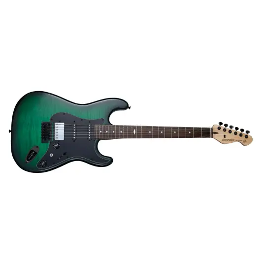 Mooer MSC31 Pro Guitar Green Burst
