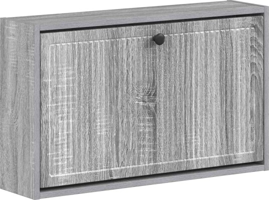 vidaXL Vegghengt skoskap EDE 71 x 17 x 43 cm Konstruert tre Grå Sonoma vidaXL Vegghengt skoskap EDE 71 x 17 x 43 cm Konstruert tre Grå Sonoma