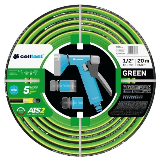 Cellfast Green ATS Hageslange med spredersett 20 m
