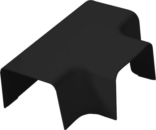 ''T'' FORGRENER 80X60MM, SORT