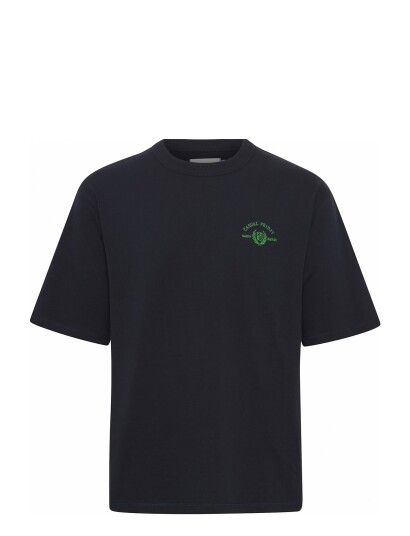 Casual Friday Cftue Tee With Chest Embroidery Navy L Casual Friday Cftue Tee With Chest Embroidery Navy L