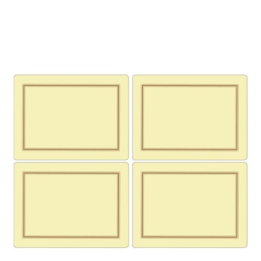 Pimpernel Classic bordbrikke 40x30 cm 4 stk krem