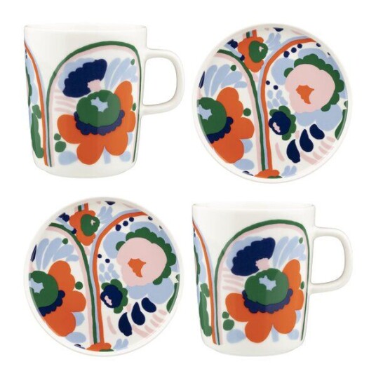 Marimekko   Karuselli frokostsett 4 deler 25 cl