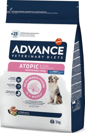 Affinity Advance Veterinary Diets Tørrfôr Veterinary Atopic Med Ørret 3 kg