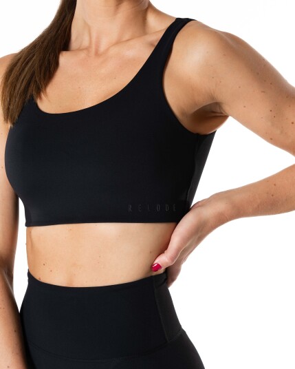 Relode Clean Top Medium Support Black - L