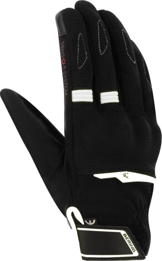 MC-hansker Bering Fletcher EVO Sort/Hvit XL