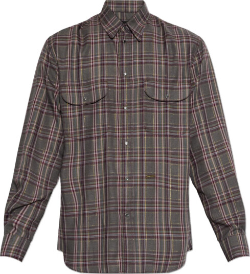 Dsquared2 Herre Skjorter Grønn XL, Dsquared2 Herre Skjorter Grønn XL,