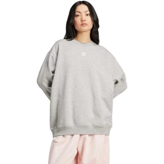 Adidas Originals Ess Crew Fl Os Grey XS Adidas Originals Ess Crew Fl Os Grey XS