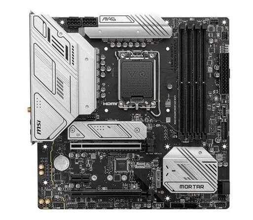 MSI MAG B760M MORTAR WIFI - micro ATX - LGA1700 Socket - B760 - Intel B760 - Intel LGA1700 socket - DDR5 RAM - Micro-ATX