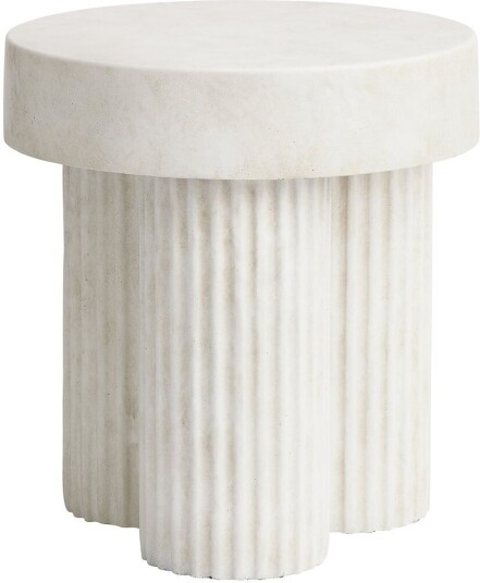 NORR11 Gear sofabord høyt Ø45 cm Chalk