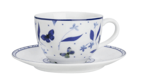 Porsgrund Bluebird Butterfly Kopp & Skål 22 cl