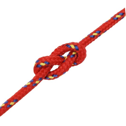 Båttau rød 3 mm 500 m polypropylen