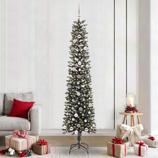  Kunstig juletre grønn 58 x 58 x 240 cm PVC og plast og stål