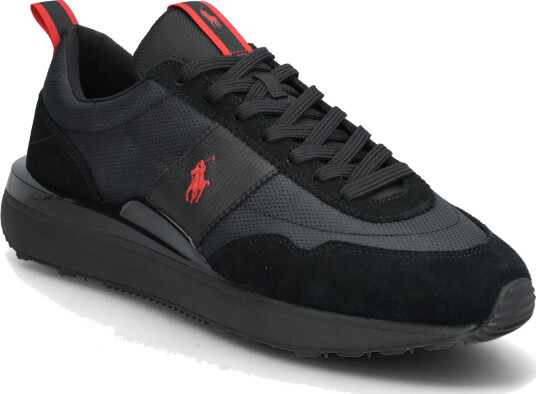 Polo Ralph Lauren Train 89 Suede & Oxford Sneaker Black 47 Polo Ralph Lauren Train 89 Suede & Oxford Sneaker Black 47