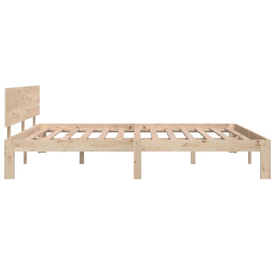 vidaXL Sengeramme heltre furu 160x200 cm